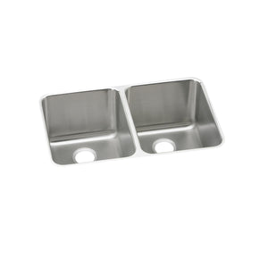 Alternate Image for Elkay Lustertone Classic 31" Undermount Stainless Steel Kitchen Sink, 50/50 Double Bowl, Lustrous Satin, 18 Gauge, ELUH3220