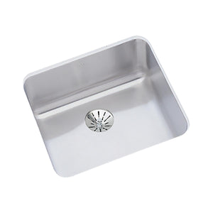 Alternate Image for Elkay Lustertone Classic 15" Undermount Stainless Steel ADA Kitchen Sink, Lustrous Satin, 18 Gauge, ELUHAD121255PD