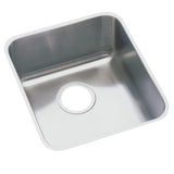 Elkay Lustertone Classic 16" Undermount Stainless Steel ADA Kitchen Sink, Lustrous Satin, 18 Gauge, ELUHAD131645