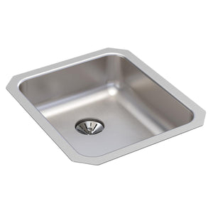 Alternate Image for Elkay Lustertone Classic 16" Undermount Stainless Steel ADA Kitchen Sink, Lustrous Satin, 18 Gauge, ELUHAD131655PD