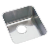 Elkay Lustertone Classic 19" Undermount Stainless Steel ADA Kitchen Sink, Lustrous Satin, 18 Gauge, ELUHAD161650