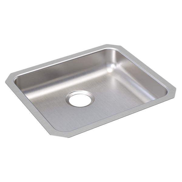 Elkay Lustertone Classic 22" Undermount Stainless Steel ADA Kitchen Sink, Lustrous Satin, 18 Gauge, ELUHAD191645