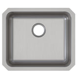 Elkay Lustertone Classic 22" Undermount Stainless Steel ADA Kitchen Sink, Lustrous Satin, 18 Gauge, ELUHAD191655