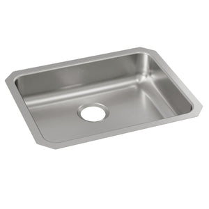 Alternate Image for Elkay Lustertone Classic 24" Undermount Stainless Steel ADA Kitchen Sink, Single Bowl, Lustrous Satin, 18 Gauge, ELUHAD211555