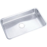 Elkay Lustertone Classic 31" Undermount Stainless Steel ADA Kitchen Sink, Lustrous Satin, 18 Gauge, ELUHAD281645