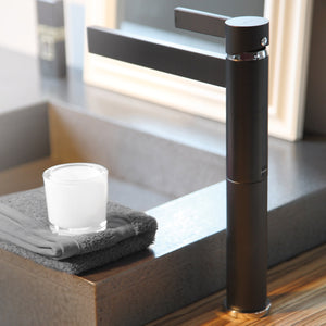 Alternate Image for MaestroBath 1.2 GPM Primavera Luxury Designer ADA Bathroom Faucet, Black, Without pop-up drain, Lead-Free Brass, Matt Black, FAU-PRM-BLK