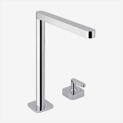 MaestroBath 1.2 GPM Ninfea Luxury Single Handle ADA Bathroom Sink Faucet, Polished Chrome, High, Lead-Free Brass, FAU-NIH-PCR