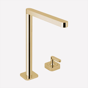 Alternate Image for MaestroBath 1.2 GPM Ninfea Luxury Single Handle ADA Bathroom Sink Faucet, Polished Gold, High, Lead-Free Brass, FAU-NIH-PGL