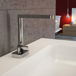 Alternate Image for MaestroBath 1.2 GPM Ninfea Luxury Single Handle ADA Bathroom Sink Faucet, Polished Chrome, Low, Lead-Free Brass, FAU-NIL-PCR