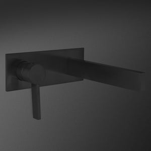 Alternate Image for MaestroBath 1.2 GPM Primavera Wall-Mounted ADA Bathroom Faucet, Black, Lead-Free Brass, Matt Black, FAU-PR21-BLK