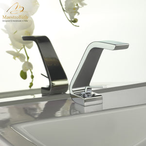 Alternate Image for MaestroBath 1.2 GPM Eterna Single Handle ADA Bathroom Sink Faucet, Polished Chrome, Low, Lead-Free Brass, FAU-ETL-PCR