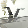 MaestroBath 1.2 GPM Eterna Single Handle ADA Bathroom Sink Faucet, Polished Chrome, Low, Lead-Free Brass, FAU-ETL-PCR
