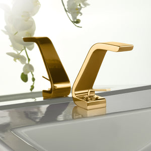 Alternate Image for MaestroBath 1.2 GPM Eterna Single Handle ADA Bathroom Sink Faucet, Polished Gold, Low, Lead-Free Brass, FAU-ETL-PGL