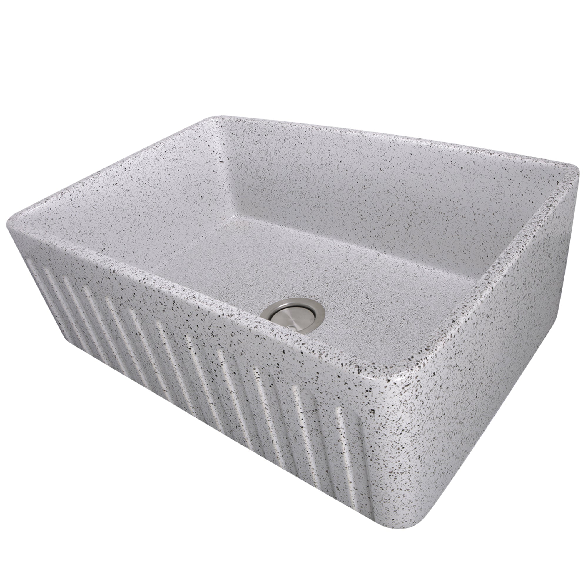 Nantucket Sinks Vineyard 30" Fireclay Farmhouse Sink, Various neutrals, FCFS3020S-PietraSarda