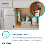 Elkay Avado 1.5 GPM Lever Handle Gooseneck Spout Brass ADA Beverage Faucet, Lustrous Steel, LKAV71FLS