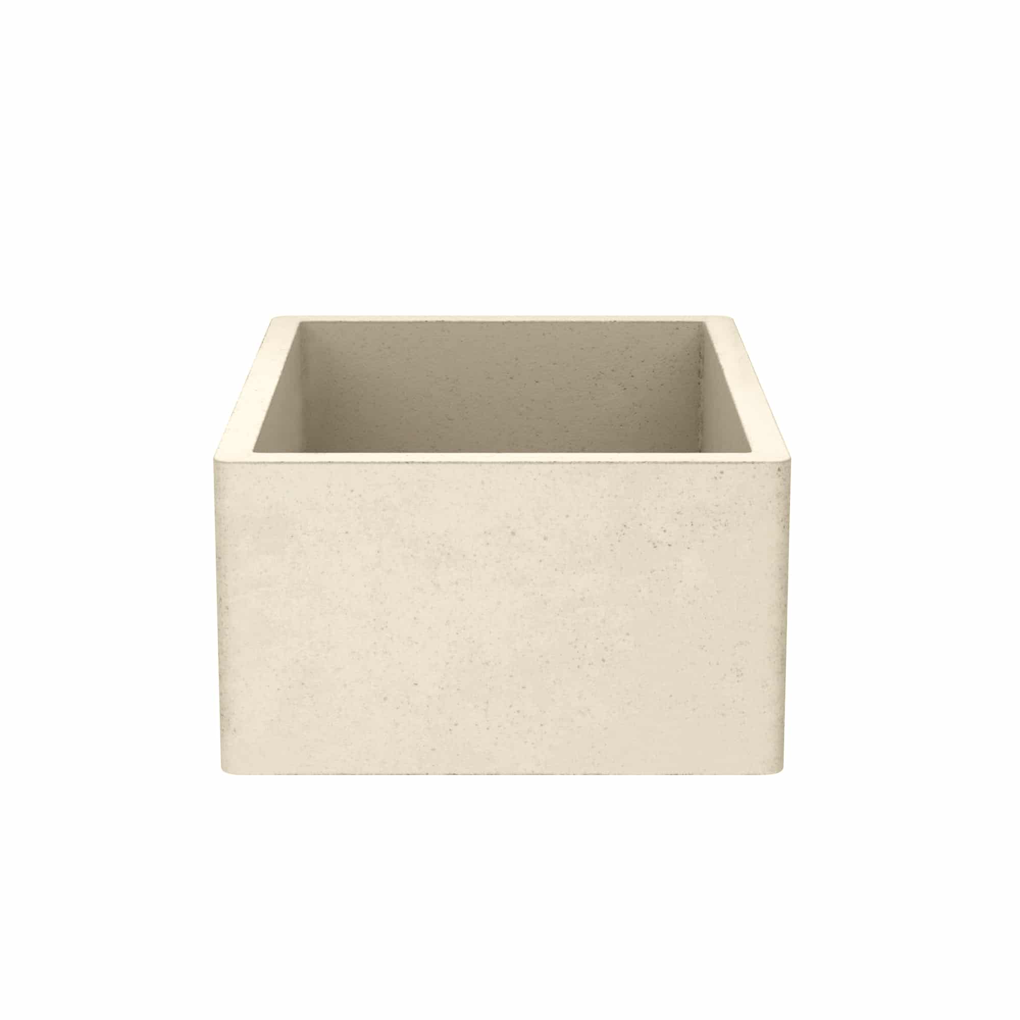 Native Trails 24" NativeStone Concrete Farmhouse Sink, Sand, NSK2418-D Product Image