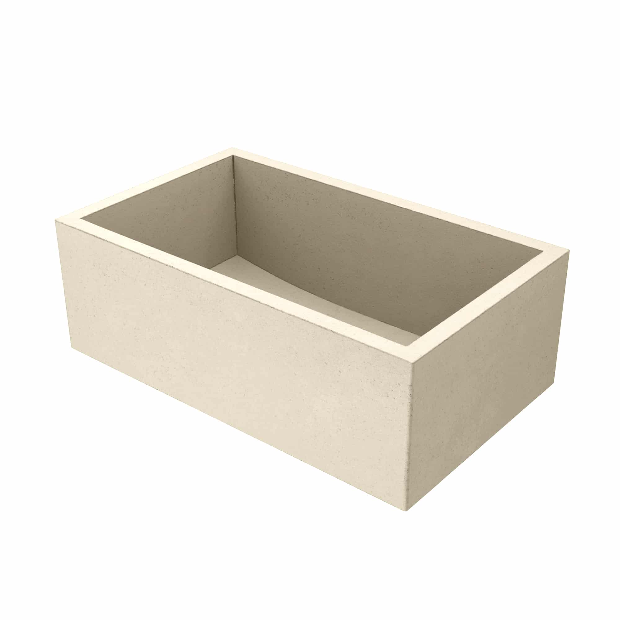 Native Trails 30" NativeStone Concrete Farmhouse Sink, Sand, NSK3018-D