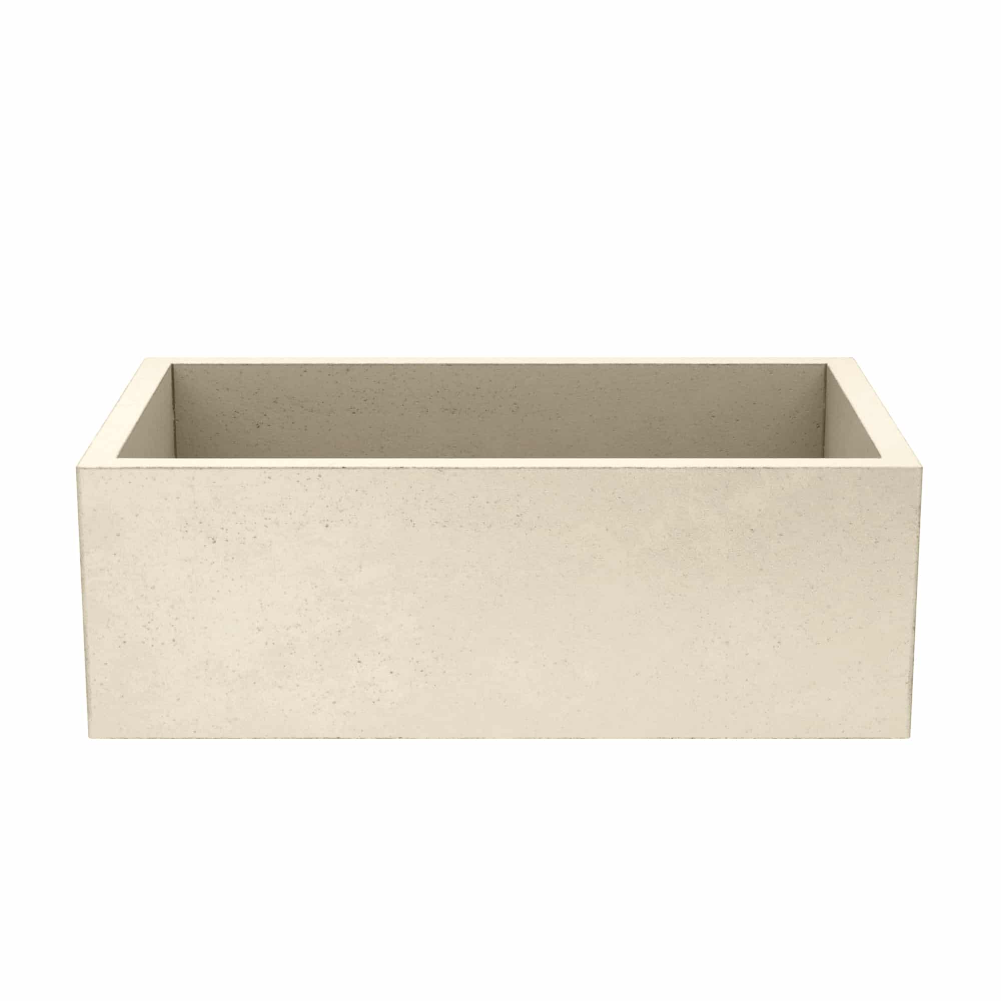 Native Trails 30" NativeStone Concrete Farmhouse Sink, Sand, NSK3018-D Product Image