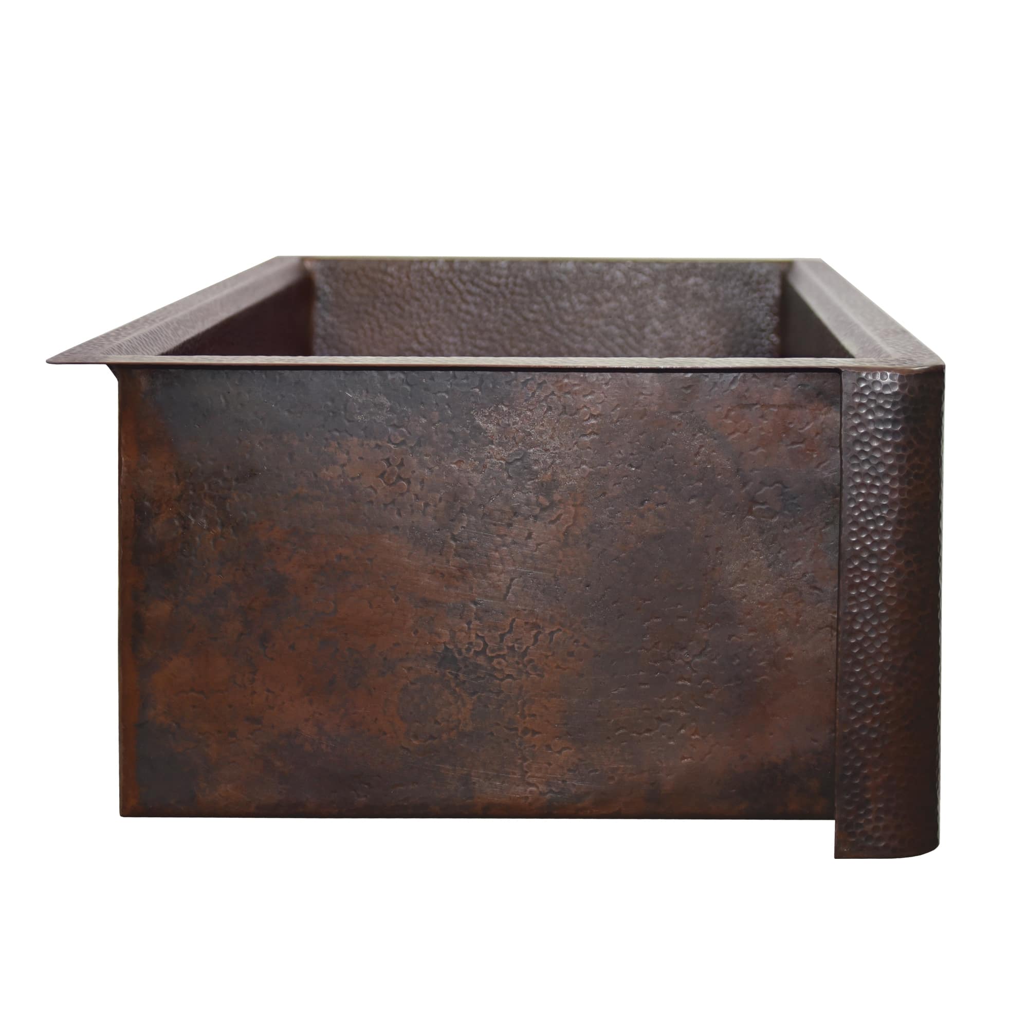 Native Trails Concierge 33" Copper Workstation Farmhouse Kitchen Sink, Antique Copper, CPKG273 Product Image