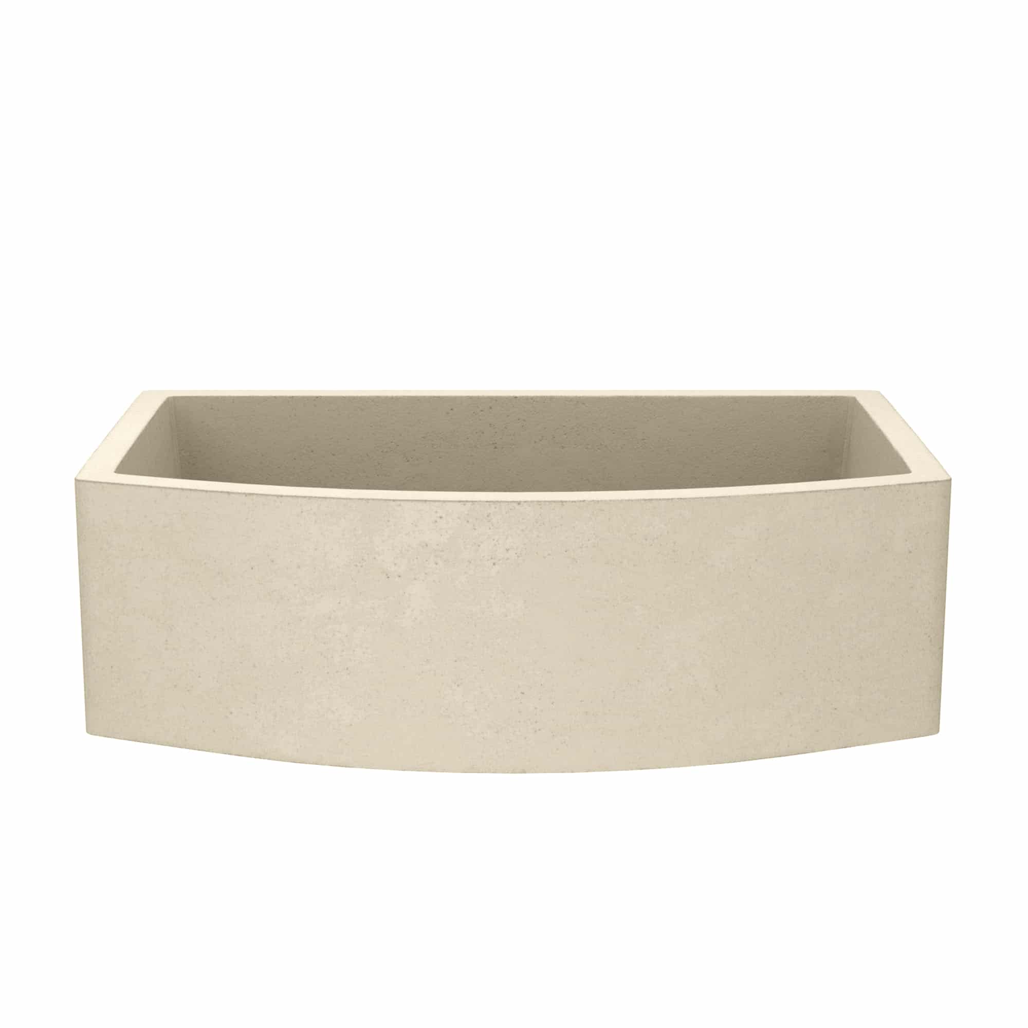 Native Trails Quartet 33" NativeStone Concrete Farmhouse Sink, Sand, NSKQ3320-D Product Image