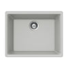 Houzer Quartztone 24 inch Thunder Granite Composite Undermount Single Bowl Kitchen Sink - G-100U Thunder