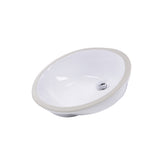 Nantucket Sinks Great Point 17" Ceramic Bathroom Sink, White, GB-15x12-W