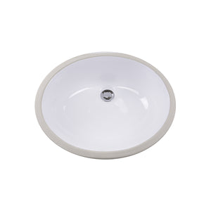 Alternate Image for Nantucket Sinks Great Point 17" Ceramic Bathroom Sink, White, GB-15x12-W