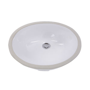 Alternate Image for Nantucket Sinks Great Point 19" Ceramic Bathroom Sink, White, GB-17x14-W