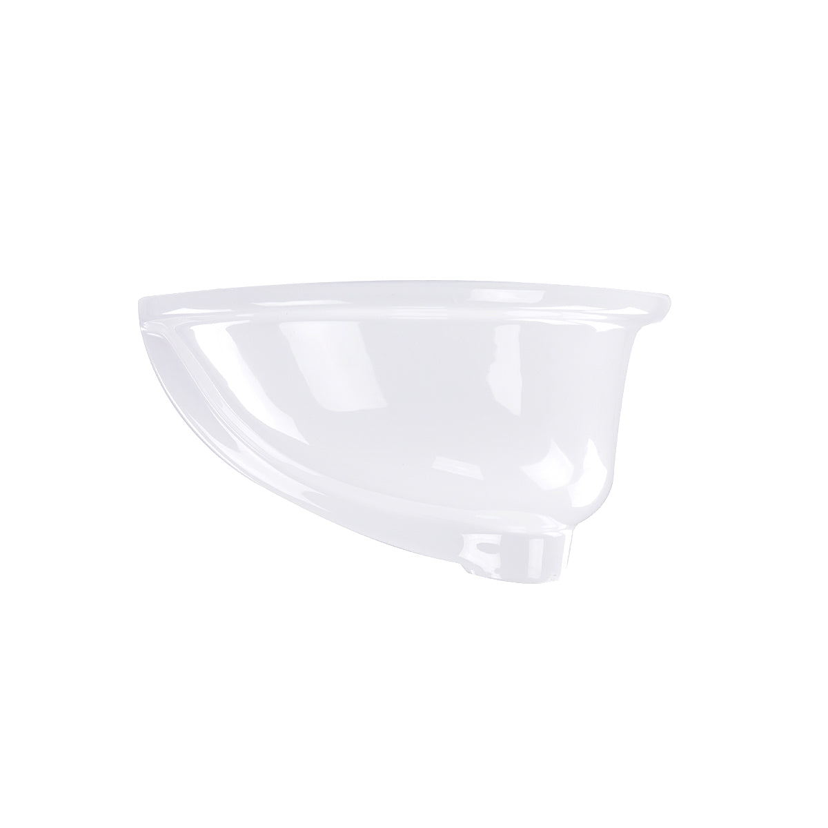 Nantucket Sinks Great Point 19" Ceramic Bathroom Sink, White, GB-17x14-W