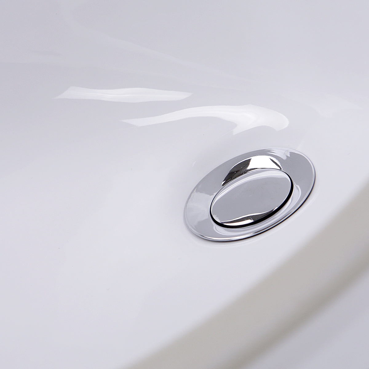Nantucket Sinks Great Point 19" Ceramic Bathroom Sink, White, GB-17x14-W