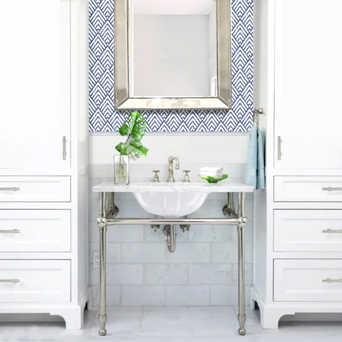 Nantucket Sinks Great Point 19" Ceramic Bathroom Sink, White, GB-17x14-W
