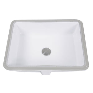 Alternate Image for Nantucket Sinks Great Point 20" Ceramic Bathroom Sink, White, GB-17x13-W