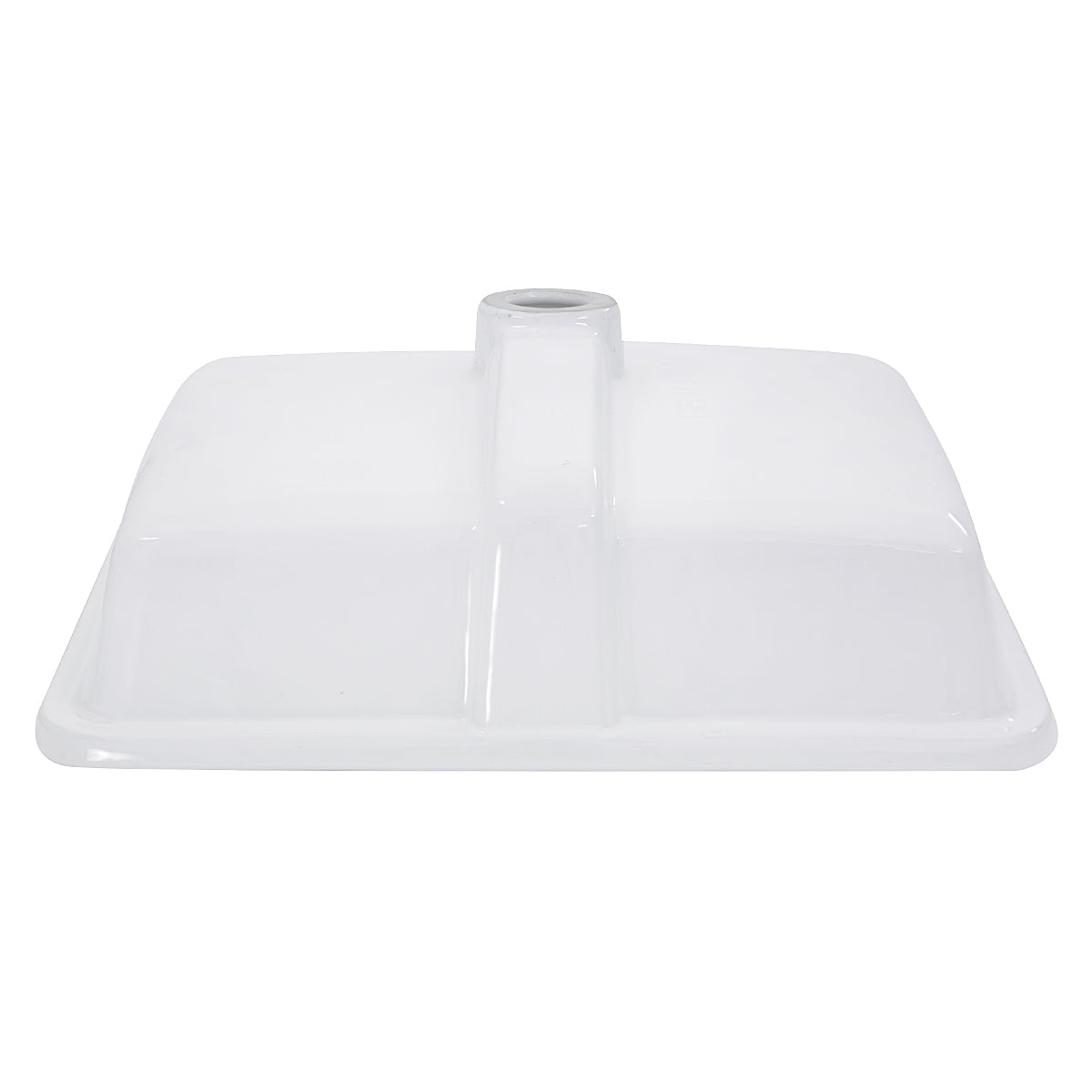 Nantucket Sinks Great Point 20" Ceramic Bathroom Sink, White, GB-17x13-W