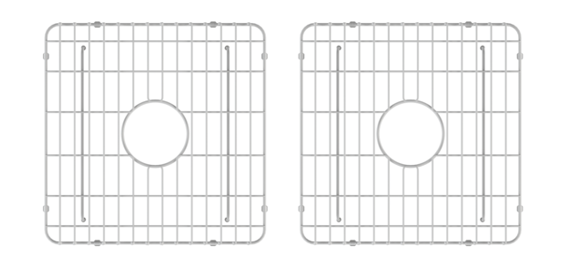 Crestwood CW-GRID-362DBL Grid for Fireclay Farmhouse Sinks CW-MOD-362-DBL-WHITE, CW-MOD-362-DBL-CHARCOAL
