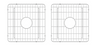 Crestwood CW-GRID-362DBL Grid for Fireclay Farmhouse Sinks CW-MOD-362-DBL-WHITE, CW-MOD-362-DBL-CHARCOAL