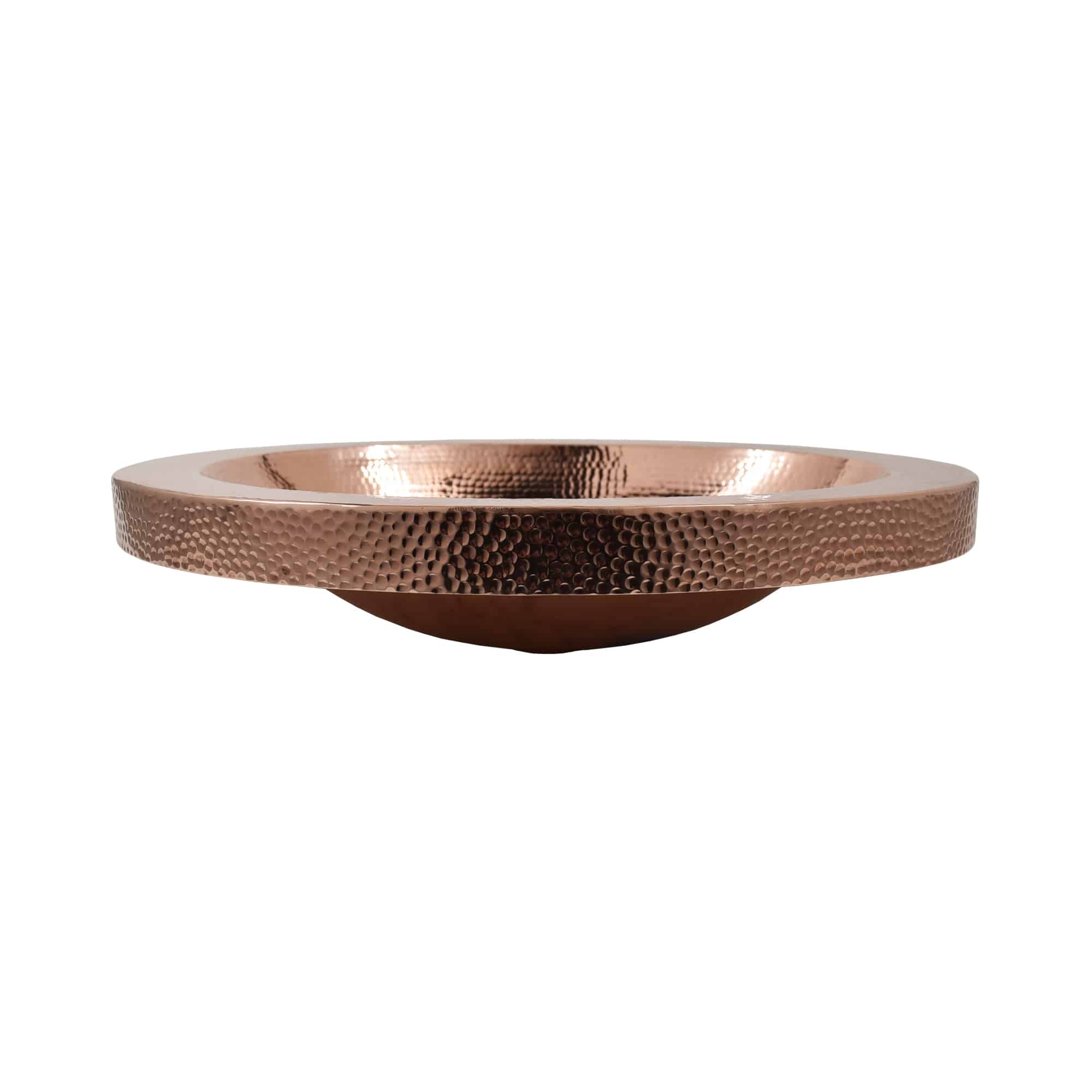 Native Trails Hibiscus 21" x 14.5" Oval Drop In Copper Bathroom Sink, Polished Copper, 16 Gauge, CPS443 Product Image