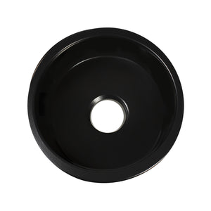 Alternate Image for Nantucket Sinks Cape 18" Round Fireclay Bar/Prep Sink with Accessories, Matte Black, Hyannis-18MB