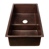 Alternative View of Premier Copper Products 33" Copper Kitchen Sink, 60/40 Double Bowl, Oil Rubbed Bronze, K60DB33199-SD5