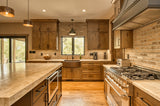 Installation Image of Premier Copper Products 30" Copper Farmhouse Sink, Oil Rubbed Bronze, KASRDB30249