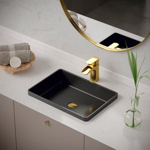 Alternate Image for Karran Kassel 1.2 GPM Single Lever Handle Lead-free Brass ADA Bathroom Faucet, Basin, Brushed Gold, KBF440BG