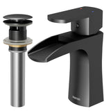 Karran Kassel 1.2 GPM Single Lever Handle Lead-free Brass ADA Bathroom Faucet, Basin, Gunmetal Grey, KBF440GG