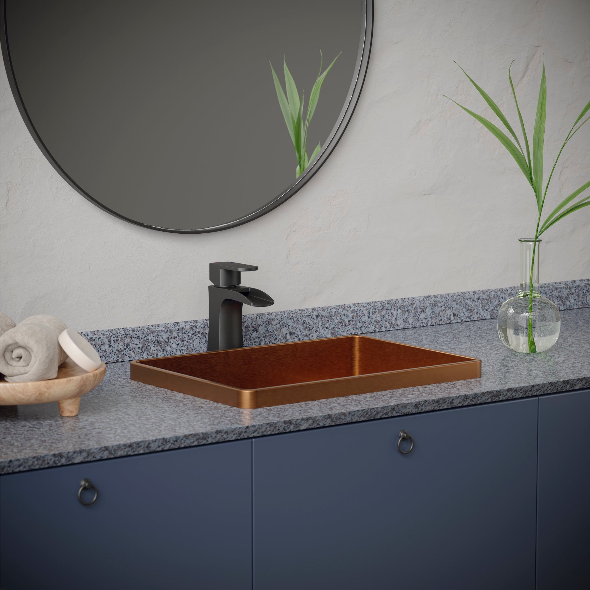 Karran Kassel 1.2 GPM Single Lever Handle Lead-free Brass ADA Bathroom Faucet, Basin, Gunmetal Grey, KBF440GG