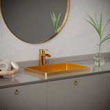 Karran Kassel 1.2 GPM Single Lever Handle Lead-free Brass ADA Bathroom Faucet, Basin, Gold, KBF440G