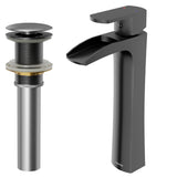 Karran Kassel 1.2 GPM Single Lever Handle Lead-free Brass ADA Bathroom Faucet, Vessel, Gunmetal Grey, KBF442GG