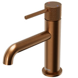 Karran Tryst 1.2 GPM Single Lever Handle Lead-free Brass ADA Bathroom Faucet, Basin, Brushed Copper, KBF460BC