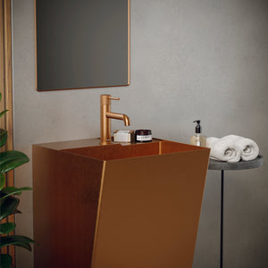 Alternate Image for Karran Tryst 1.2 GPM Single Lever Handle Lead-free Brass ADA Bathroom Faucet, Basin, Brushed Copper, KBF460BC