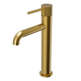 Karran Tryst 1.2 GPM Single Lever Handle Lead-free Brass ADA Bathroom Faucet, Vessel, Brushed Gold, KBF462BG