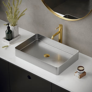 Alternate Image for Karran Tryst 1.2 GPM Single Lever Handle Lead-free Brass ADA Bathroom Faucet, Vessel, Brushed Gold, KBF462BG