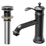 Karran Vineyard 1.2 GPM Single Lever Handle Lead-free Brass ADA Bathroom Faucet, Basin, Gunmetal Grey, KBF470GG