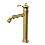 Karran Vineyard 1.2 GPM Single Lever Handle Lead-free Brass ADA Bathroom Faucet, Vessel, Brushed Gold, KBF472BG